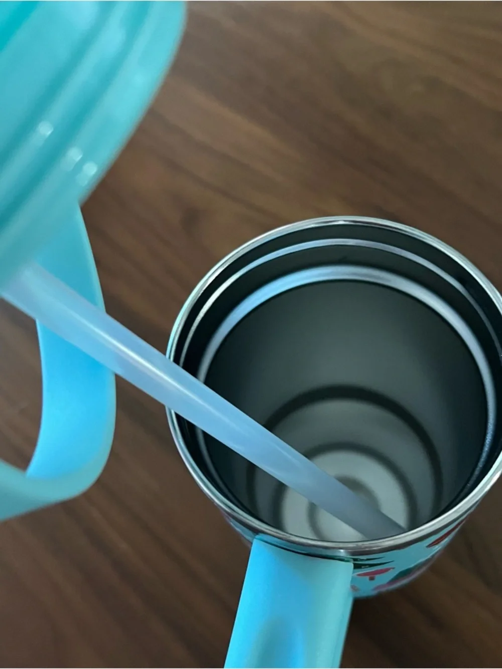 NEW Ashland 20oz Holiday Aqua Stainless Steel Insulated Tumbler with Handle